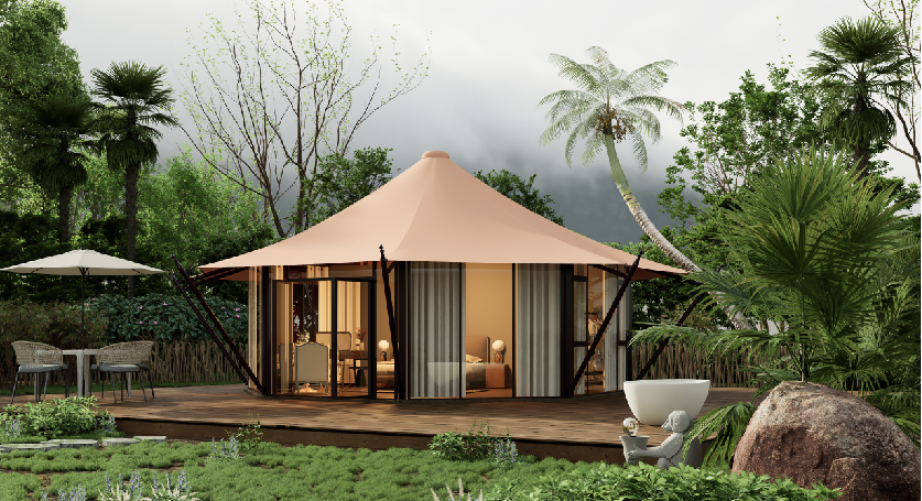 邹平县异形篷房定制：专属设计赋能，打造城市户外专属名片